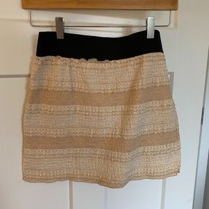 Textured Free People skirt